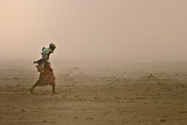Vent de sable - Désert du Danakil - Ethiopie