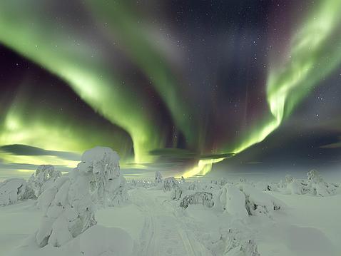 Les aurores en hiver