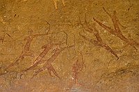 Le groupe des archers agresseurs  Détail. Le groupe des archers agresseurs .... : djanet sebeiba jabbaren